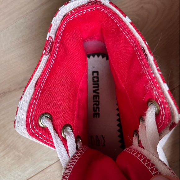 Converse Chuck Taylor Double-Tongue Polka Dot Hi-top Sneakers (Size 6) - Picture 12 of 16